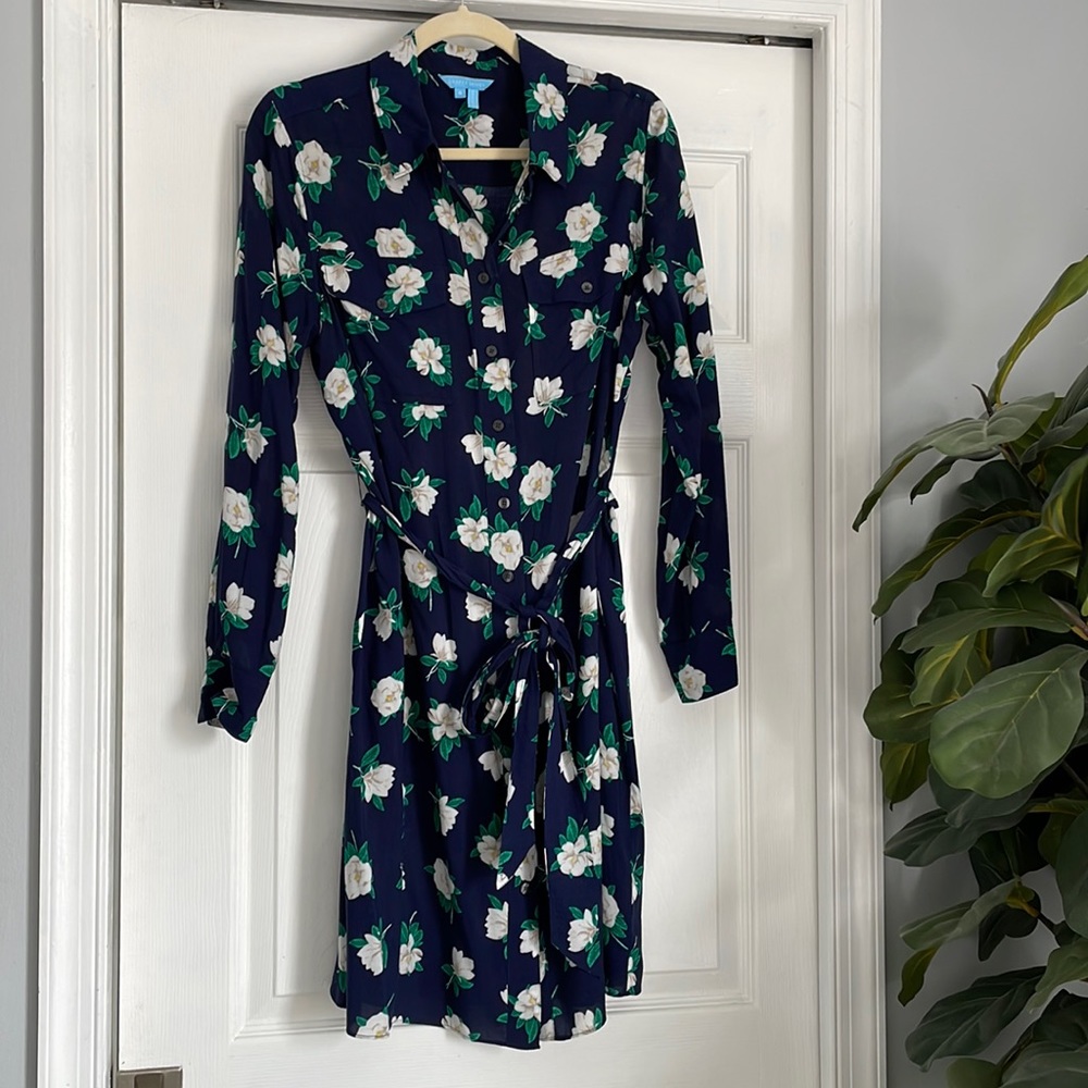 Draper James magnolia shirt dress